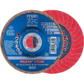 PFERD - POLIFAN Flap Disc SG Ceramic - STEEL PFC 125 CO 50 SGP-STRONG-FREEZE | 67789125 5